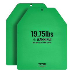 Плити для вагового жилета VEVOR 8,9 кг, зелені