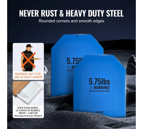 Плити для вагового жилета VEVOR JSPB-5.75 сині