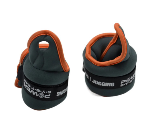 Обважнювачі для ніг та рук Power System PS-4070 2 х 1,5 кг, сірі