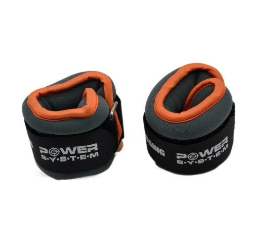 Обважнювачі для ніг та рук Power System PS-4072 2 х 1,5 кг, сірі