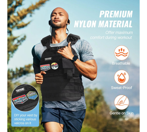 Обтяжувальний жилет VEVOR 18,14 кг