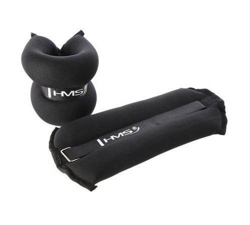 Ваги для ніг та рук OB06 2 x 3 KG HMS - чорні Ваги для ніг та рук OB06 2 x 3 KG HMS - чорні