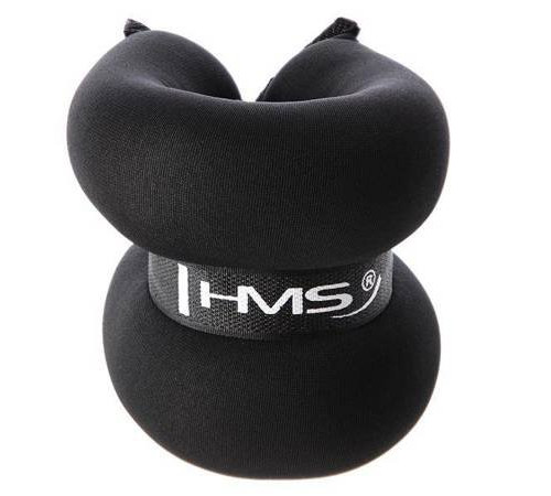 Ваги для ніг та рук OB06 2 x 3 KG HMS - чорні Ваги для ніг та рук OB06 2 x 3 KG HMS - чорні