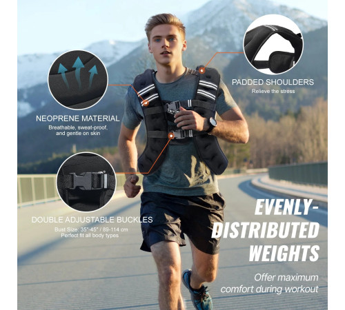Обтяжувальний жилет VEVOR 13,8 кг