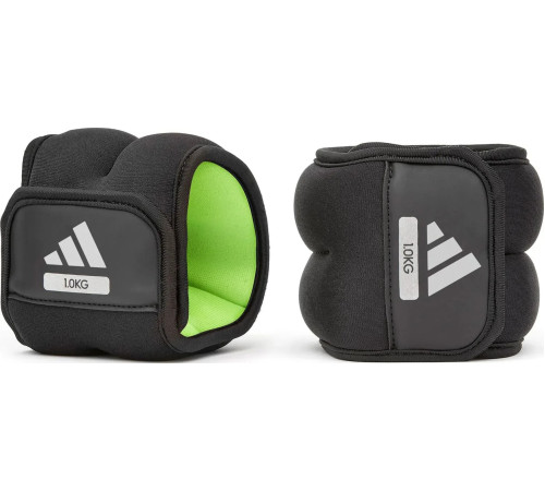 Обважнювачі для щиколотки/зап'ястя Adidas 0,5 кг, чорно-зелений