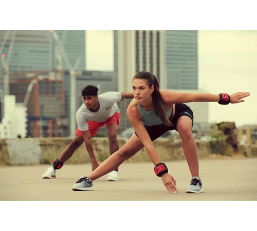 Обважнювачі для щиколотки/зап'ястя Reebok Premium 0.5 кг, чорно-червоний