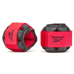 Обважнювачі зап'ястя Reebok Flexlock Wrist Weights 1.0 кг, чорно-червоний
