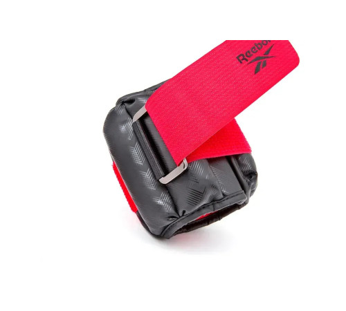 Обважнювачі щиколотки Reebok Flexlock Ankle Weights 0.5 кг, чорно-червоний