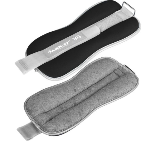Обтяжувачі Movit Neoprene, світловідбиваючі манжети - 2 х 1 кг Обтяжувачі Movit Neoprene, світловідбиваючі манжети - 2 х 1 кг