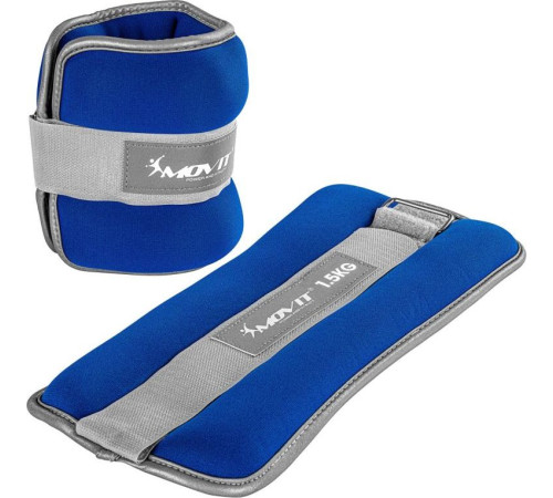 Обтяжувачі Movit Neoprene, світловідбиваючі манжети - 2 х 1,5 кг Обтяжувачі Movit Neoprene, світловідбиваючі манжети - 2 х 1,5 кг