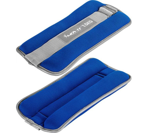 Обтяжувачі Movit Neoprene, світловідбиваючі манжети - 2 х 1,5 кг Обтяжувачі Movit Neoprene, світловідбиваючі манжети - 2 х 1,5 кг