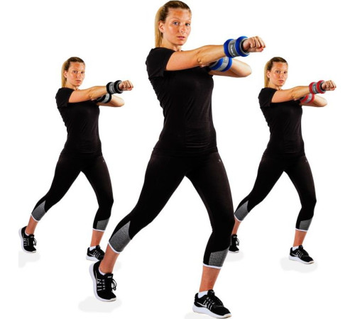 Обтяжувачі Movit Neoprene, світловідбиваючі манжети - 2 х 1,5 кг Обтяжувачі Movit Neoprene, світловідбиваючі манжети - 2 х 1,5 кг