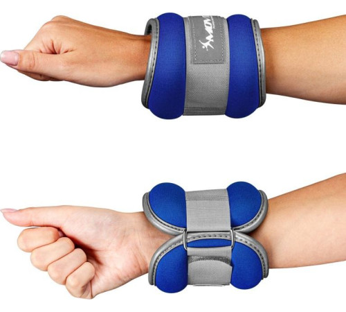 Обтяжувачі Movit Neoprene, світловідбиваючі манжети - 2 х 1,5 кг Обтяжувачі Movit Neoprene, світловідбиваючі манжети - 2 х 1,5 кг