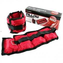 Вагові подушки OB03 2 x 1.5 кг HMS - червоно-чорні 