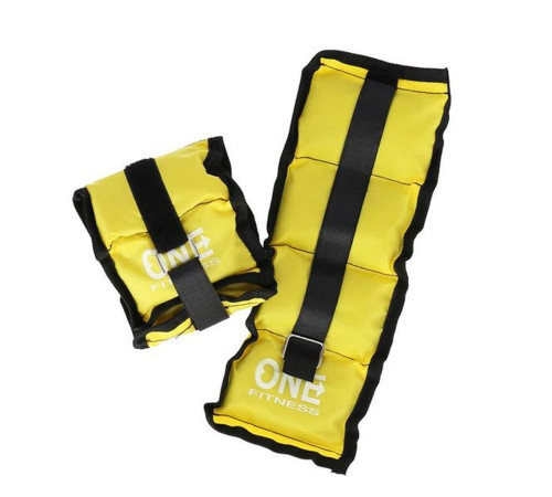 Вагові подушки WW01 2 x 0.7 KG ONE FITNESS - жовті Вагові подушки WW01 2 x 0.7 KG ONE FITNESS - жовті