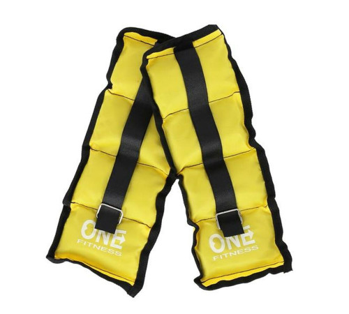Вагові подушки WW01 2 x 0.7 KG ONE FITNESS - жовті Вагові подушки WW01 2 x 0.7 KG ONE FITNESS - жовті