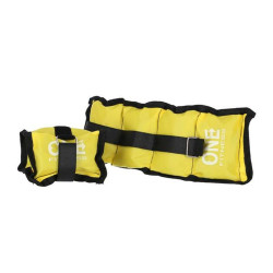 Вагові подушки WW02 2 x 1.5 KG ONE FITNESS - жовті 