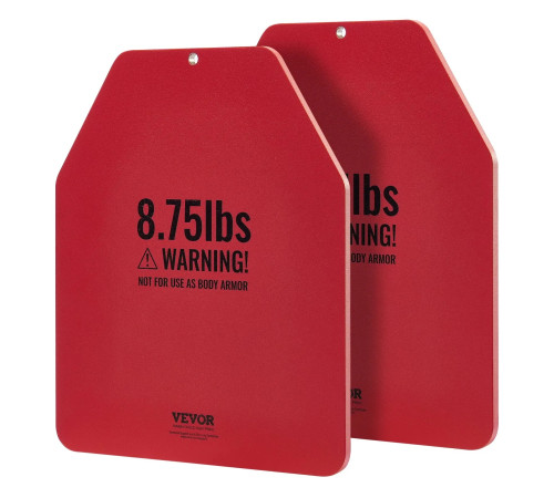 Плити для вагового жилета VEVOR 7,94 кг, червоні