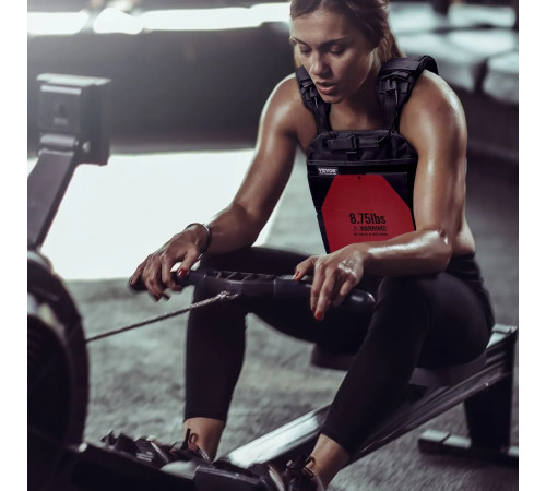 Плити для вагового жилета VEVOR 7,94 кг, червоні