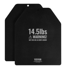 Плити для вагового жилета VEVOR 13,16 кг, чорні