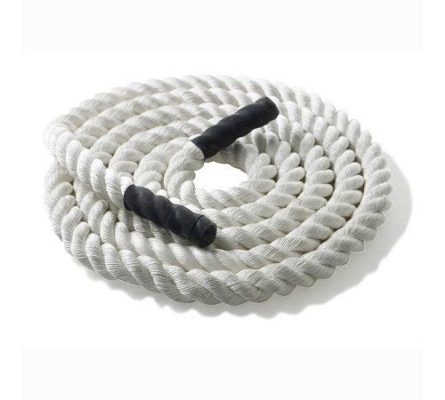 Канат тренувальний для кросфіту 9м Battle Rope White WCG 50х9 Канат тренувальний для кросфіту 9м Battle Rope White WCG 50х9