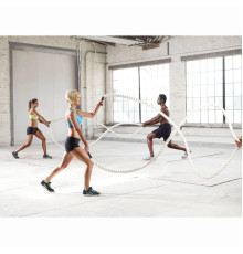 Канат тренувальний для кросфіту 12м Battle RopeWCG 50 мм -12 м