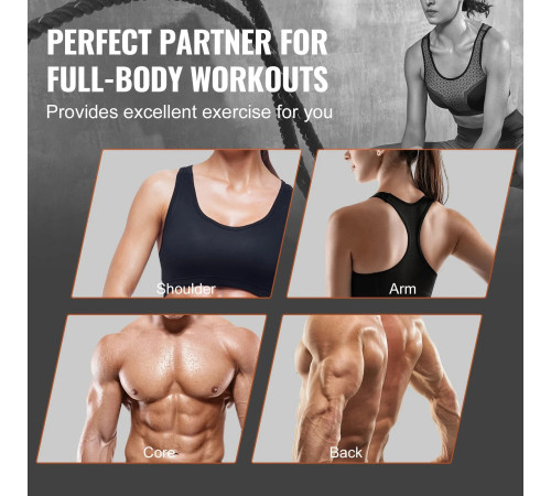 Канат тренувальний VEVOR 38 мм - 9,1 м