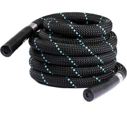 Канат тренувальний для кросфіту 6м Battle Rope WCG 38х6 Канат тренувальний для кросфіту 6м Battle Rope WCG 38х6
