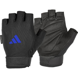 Рукавички для тренінгу Adidas Essential Adjustable Gloves розмір S, чорно-сині 