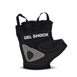 Рукавички для фітнесу Leone Gel Shock S, чорно-білі