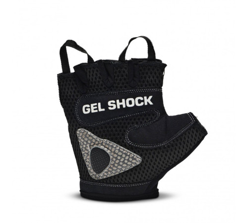 Рукавички для фітнесу Leone Gel Shock M, чорно-білі