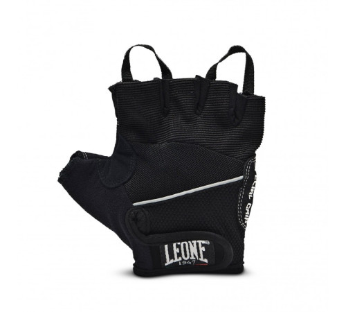 Рукавички для фітнесу Leone Gel Shock L, чорно-білі