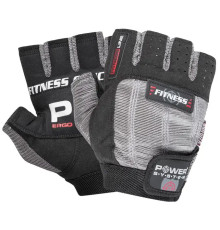 Рукавички для фітнесу Power System PS-2300 Fitness XL, сіро-чорні