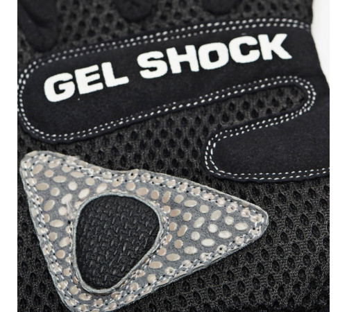 Рукавички для фітнесу Leone Gel Shock XL, чорно-білі