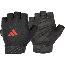 Рукавички для тренінгу Adidas Essential Adjustable Gloves розмір XL, чорно-червоні