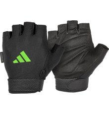 Рукавички для тренінгу Adidas Essential Adjustable Gloves розмір XL, чорно-зелені