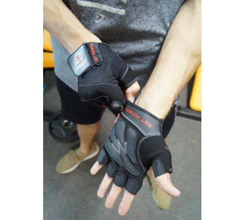 Рукавички для фітнесу Power System PS-2550 Get Power L, чорні