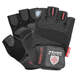 Рукавички для фітнесу Power System PS-2550 Get Power S, чорні