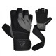 Рукавички для фітнесу RDX L4 Micro L, чорно-сірі