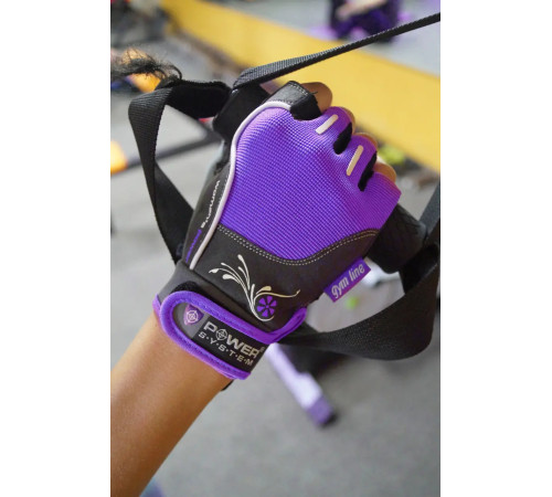 Рукавички для фітнесу жіночі Power System PS-2570 S, фіолетові