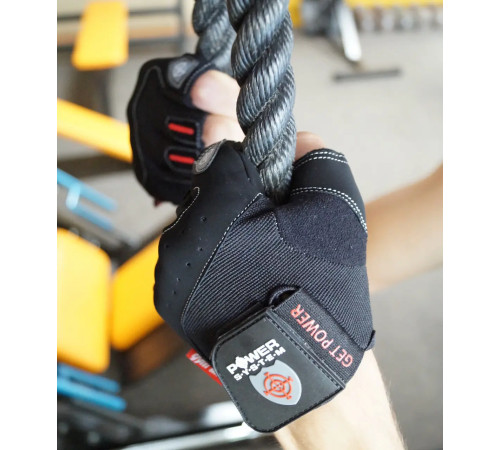 Рукавички для фітнесу Power System PS-2550 Get Power XXL, чорні
