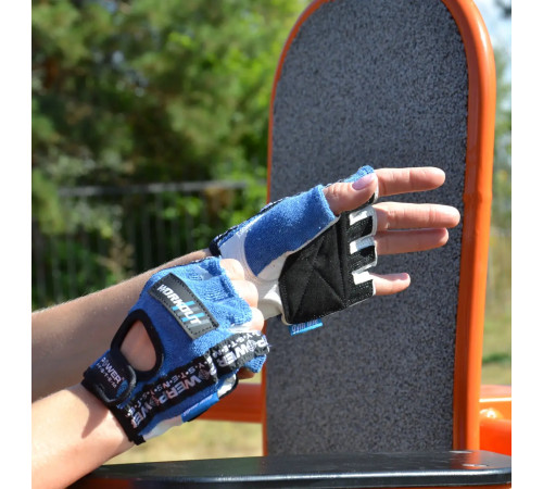 Рукавички для фітнесу Power System PS-2200 Workout L, сині