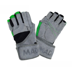 Рукавички для фітнесу MadMax MFG-860 Wild розмір M, сіро-зелений