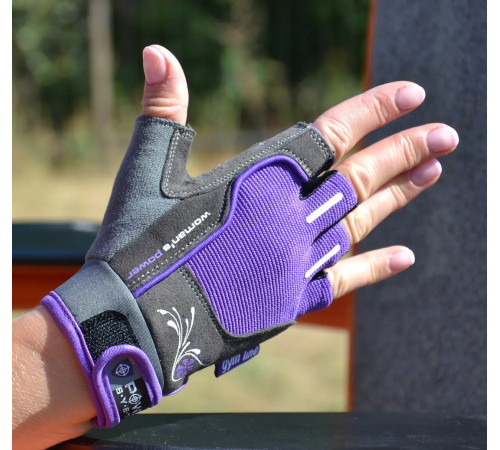 Рукавички для фітнесу жіночі Power System PS-2570 XS, фіолетові