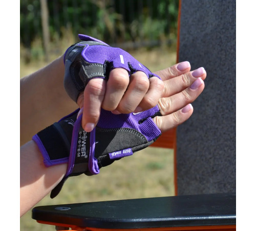 Рукавички для фітнесу жіночі Power System PS-2570 XS, фіолетові