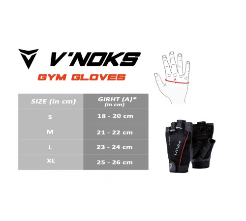 Рукавички для фітнесу VNK PRO XL, різнокольорові