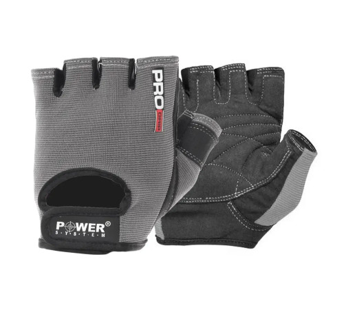Рукавички для фітнесу Power System PS-2250 Pro Grip XS, сірі