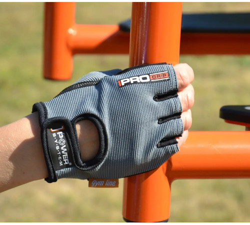 Рукавички для фітнесу Power System PS-2250 Pro Grip M, сірі
