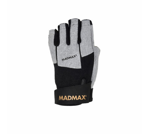 Рукавички для фітнесу MadMax MFG-871 Damasteel розмір XXL, сіро-чорні