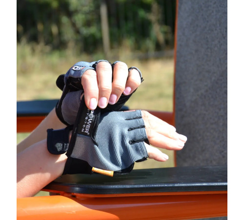 Рукавички для фітнесу Power System PS-2250 Pro Grip S, сірі